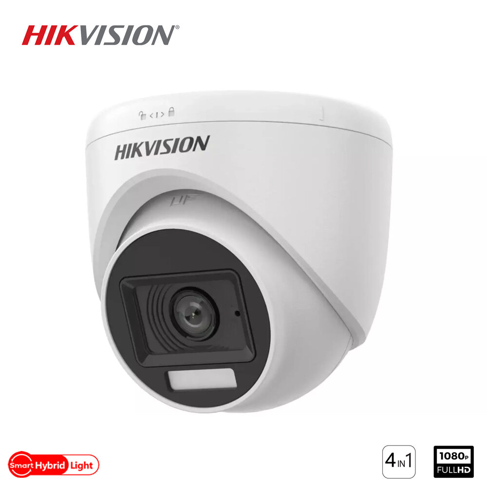 HIKVISION DS-2CE76D0T-EXLPF 2 MP | 2.8 MM | 0.02 LUX | 20M IR | 20M BEYAZ IŞIK | DWDR | TVI | AHD | CVI | CVBS | PLASTİK | HİBRİT LİGHT | IP67
